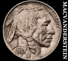 1937 Buffalo Nickel - Scarce  High Grade  Lustrous  No Reserve  #J7915