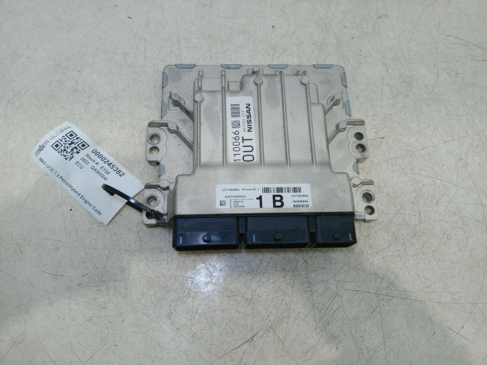 NISSAN QASHQAI ENGINE CONTROL ECU 1.3 PETROL MHEV J12 MK3 2021-2024 237106UB00 - Image 4 of 4