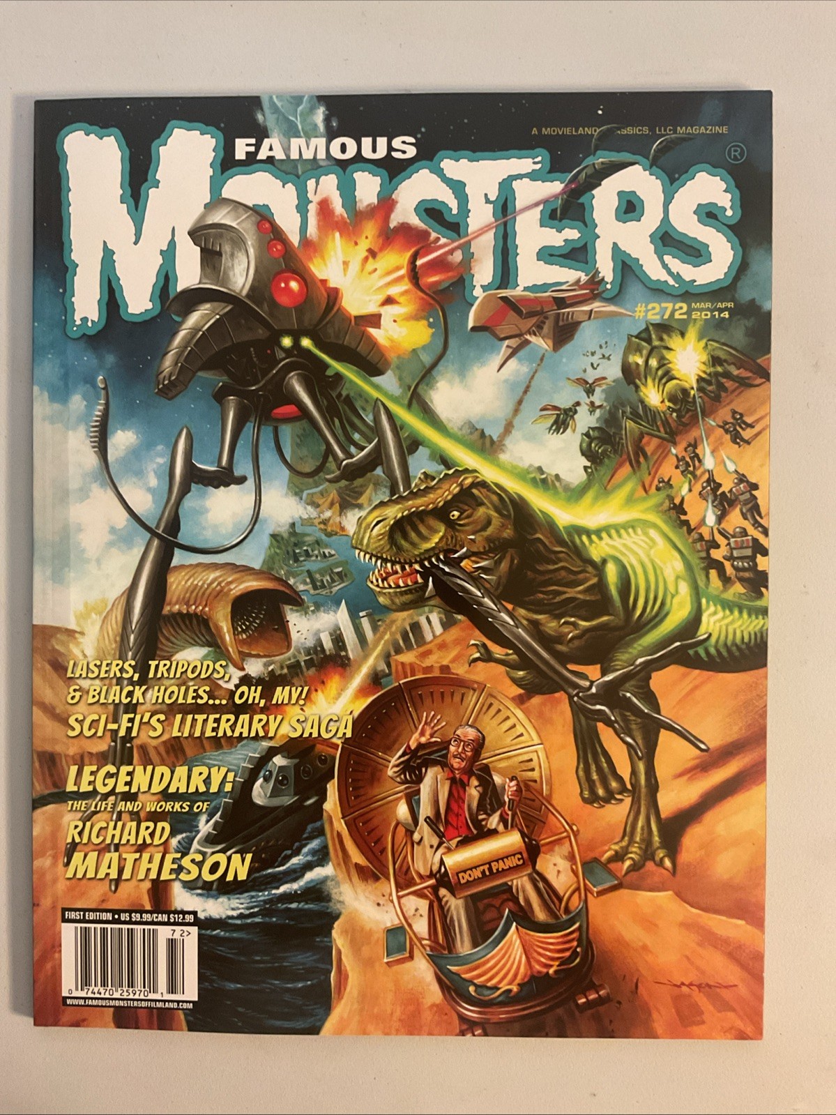 Famous Monsters Of Filmland #272 Mar/Apr 2014 Newstand Cover By Jason Edmiston
