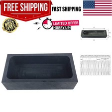 Gold Silver Graphite Ingot Mold Mould Crucible for Melting Casting Refining, ...