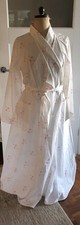Cabbages & Roses Catherine Rose Long Cotton Dressing Gown Size Uk 14