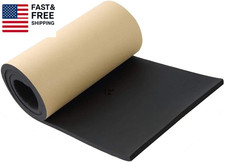 Sponge Neoprene with Adhesive Foam Rubber Sheet 1/2  Thick X 12  Wide X 54  Long