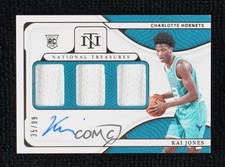 2021-22 National Treasures Rookie Materials Triple 35/99 Kai Jones Auto RC 03cc