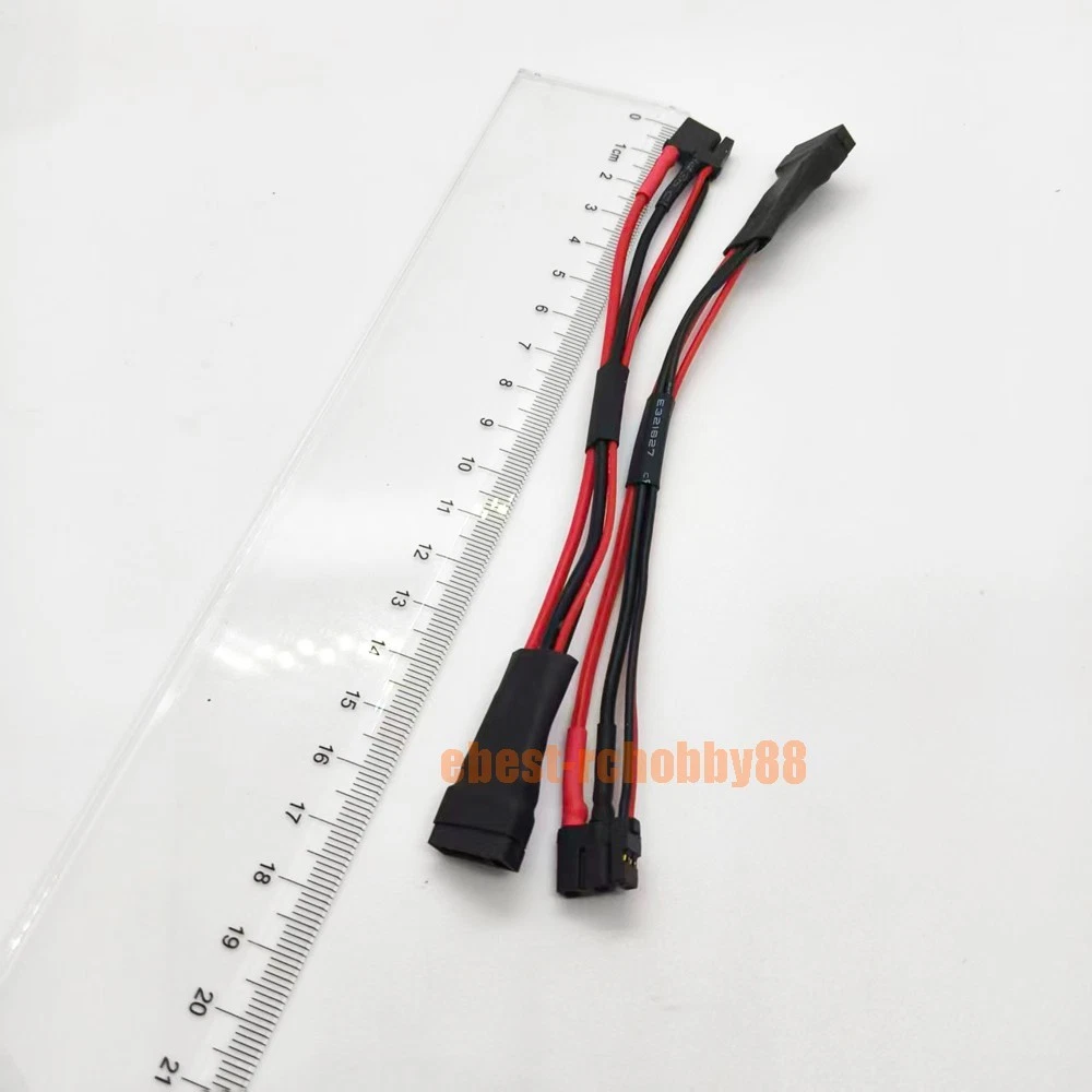 Stright Amass XT30(2+2) Pin Female to Male Plug 150MM 26/18AWG Silicone Cables - Picture 7 of 21