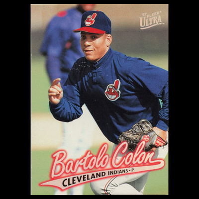 Bartolo Colon Rookie #550 1997 Fleer Ultra Cleveland Indians