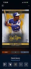 Topps Bunt 2026 Hank Aaron Diamond Icons Gold 10cc /10 Auto Iconic Digital