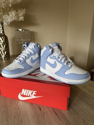 W Nike Dunk High White/Aluminium 39