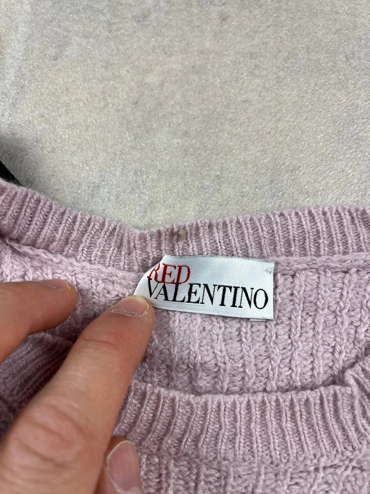 Pull en cachemire Red Valentino pour Femme - Wool Knit Lila - XS #47 - Photo 2/4