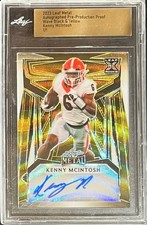 2023 LEAF KENNY MCINTOSH PRE-PRODUCTION PROOF WAVE BLACK & YELLOW AUTO #1/1