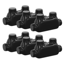 Aluminum Wire Connectors 250CMC-6AWG Splice Connector/Reducer Insulated Inlin...