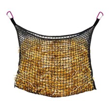 Bloomoak Ultra Slow Feed,Knotless Slow Feed Hay Net with 4 Carabiner Clips for H
