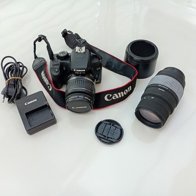 Canon EOS 1000D / EOS Digital Rebel XS 10.1MP Digitalkamera - Schwarz (Kit...