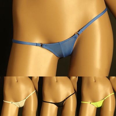 Damen Unterwäsche Unterwäsche Eisseide G-String Heraus Hohl Höschen Männlich