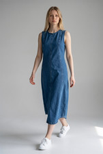 Sleeveless TU Denim Summer Cotton Blend Dress  Size 8 - 22