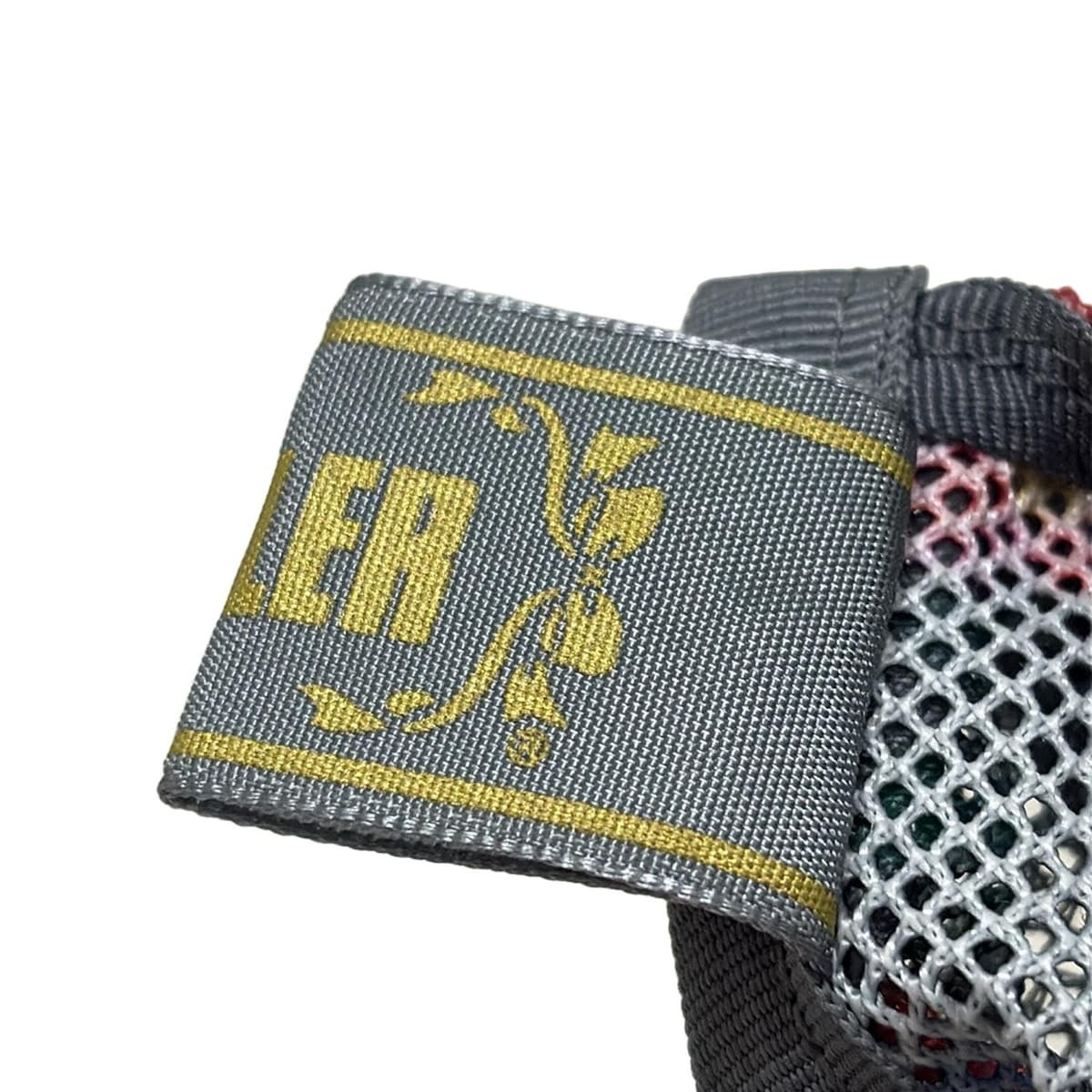 FEILER - Gray Yellow Multi Polyester Pouch - image 6