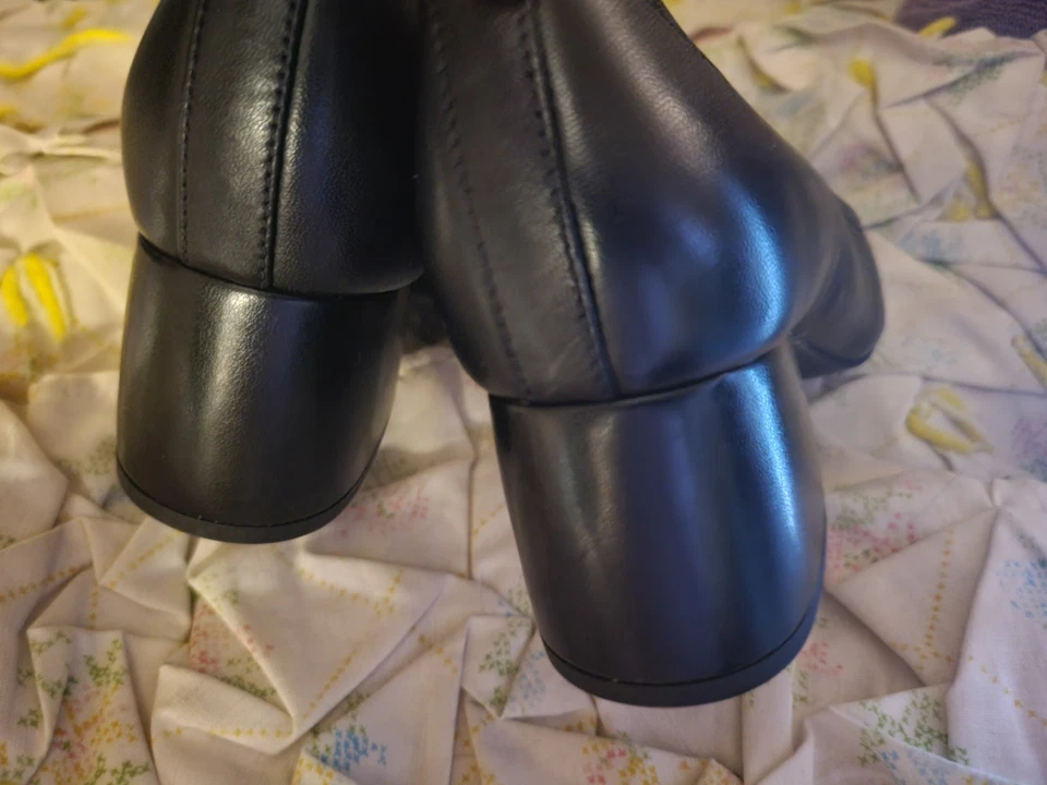 Women's Vionic Carmel Leather Pumps Heels Dress Shoes - Black Nappa - 8 - Image 4 of 4