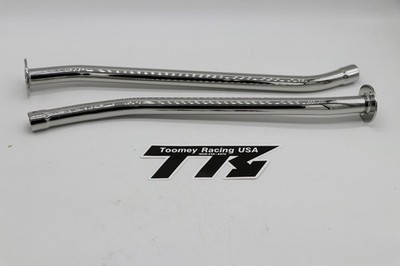 Toomey Racing T5 Pipes Yamaha Banshee CHROME L + R stinger tubes for silencers