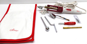 CLOVER Mini Iron II THE ADAPTER, Interchangeable Tips. Sewing, Craft Tool 9101