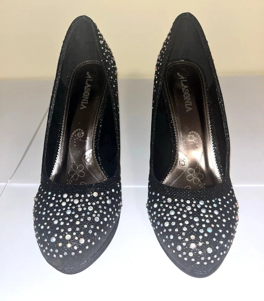 Женщин черный платье туфли 7,5 в Lasonia бренд Lasonia туфли доставка бесплатно с коробкой - Изображение 4 из 4