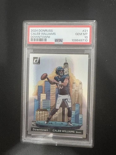 2024 Panini Donruss - Downtown! Caleb Williams #21 (RC)