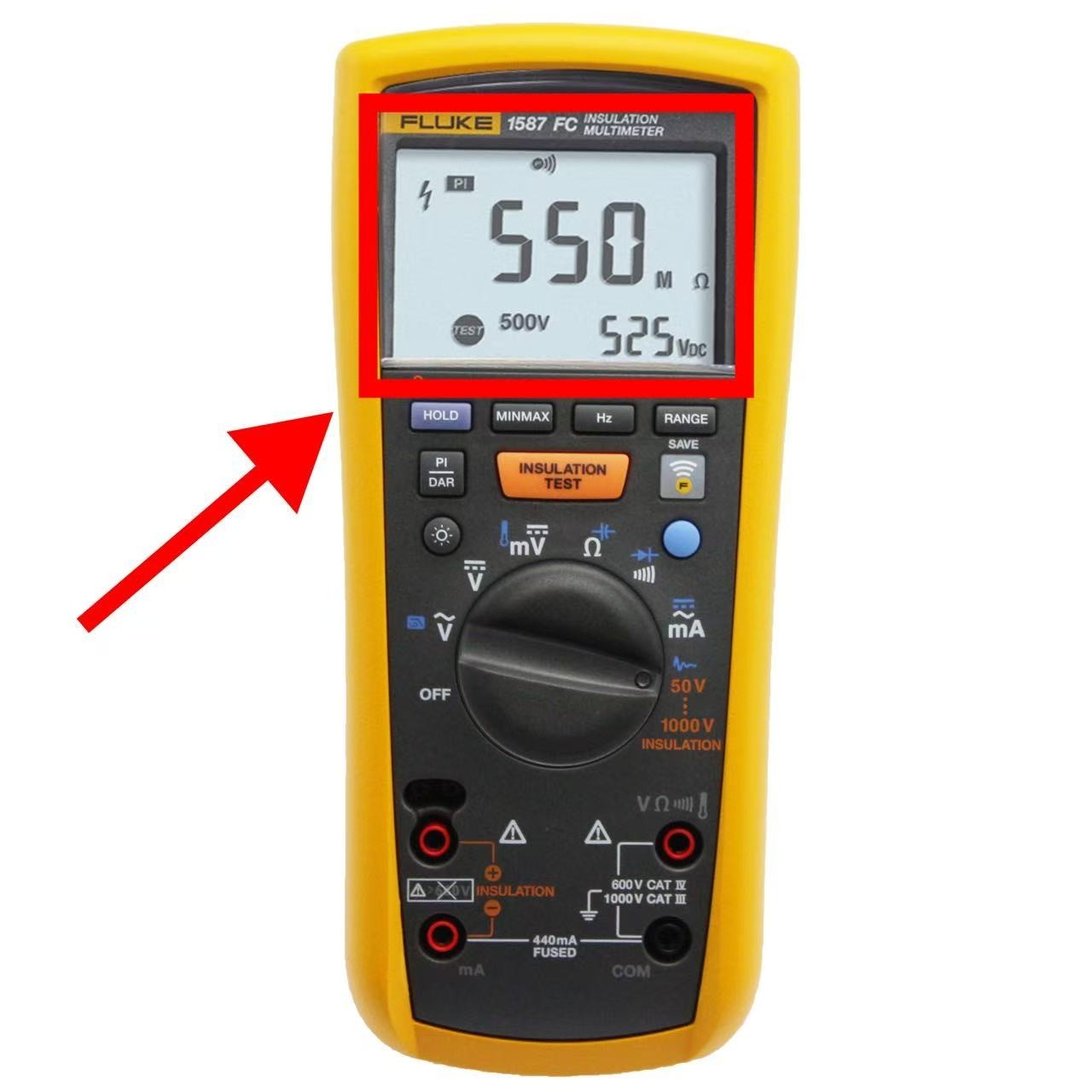 New LCD Screen Display For Fluke 1587FC Multimeter ！ | eBay