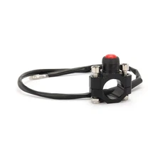 CNC Dirt Bike Engine Stop Start Kill Switch Button CNC with Mounting