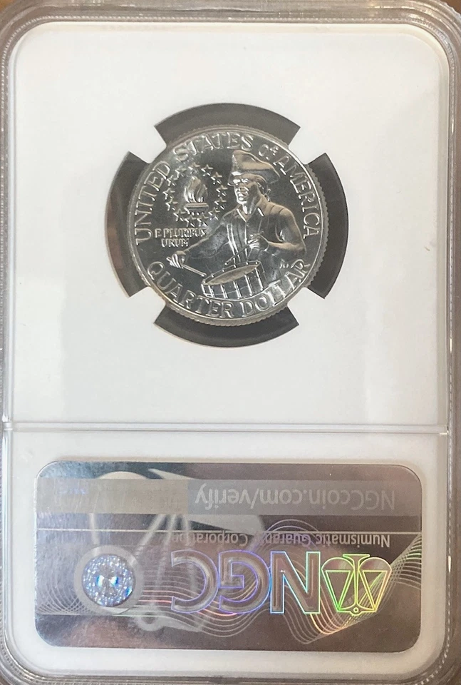 1776-1976 D 25C Bicentennial Drummer Boy Quarter NGC MS67 - Image 2 of 4