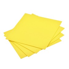 4 Pack 9.84 x 9.84" 3mm Thickness EVA Foam Sheets for Arts Yellow