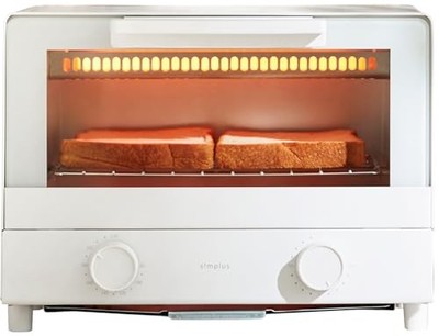 simplus SP-TT01 Toaster Oven 31cm Wide 1000W Two-Slice Capacity Simple Operation