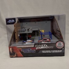Jada Nano Scene Fast And Furious Tokyo Drift Han Garage Diorama Set 36403 Evo