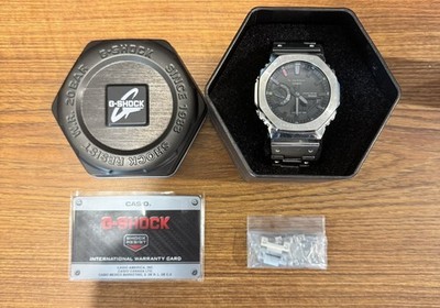 Casio G-SHOCK Full Metal Men's Silver Watch GM-B2100