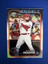 ⭐⭐2024 Topps Chrome Prism Refractor Anthony Rendon #61 LA Angels FREE SHIPPING⭐⭐