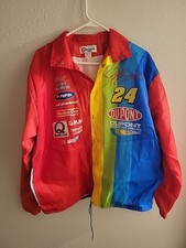 Vintage Jeff Gordon 24 DuPont NASCAR Racing Windbreaker Jacket Competitors View