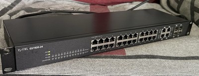 Zyxel GS1920-24 Smart Managed Gigabit Ethernet Switch 24 Port RJ45 +4 SFP Combo