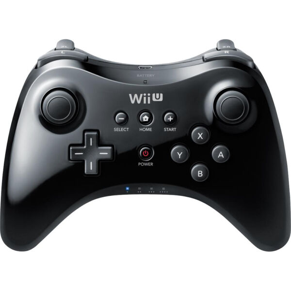 Nintendo Wii U Pro (WUPARSKA) Black Gamepad for sale online | eBay