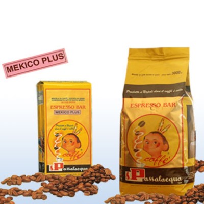 Caffè Passalacqua Körner Mekico Plus KG 3 Kaffee Mexico