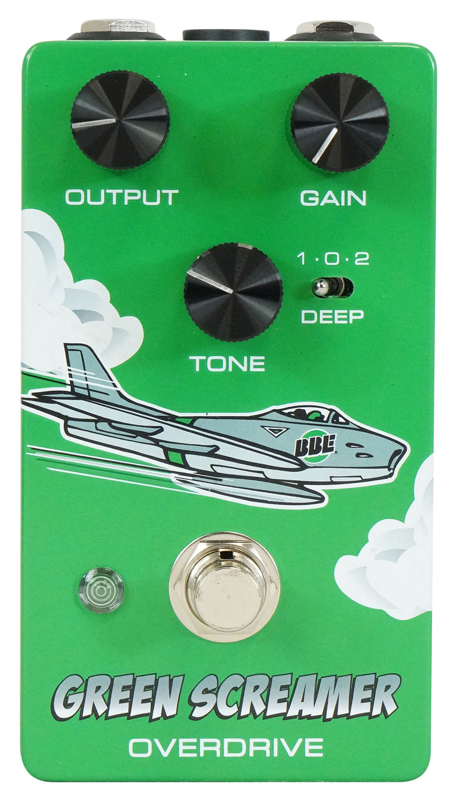 BBE 1-GSV2 Green Screamer V.2. Компактная модифицированная винтажная педаль Овердрайва