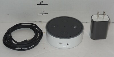 Amazon Echo Dot 2nd Generation White Smart Speaker with Alexa Built In