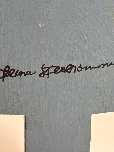 Ilona Steelhammer Midwest Cannon Falls Patriotic Uncle Sam 12" Volkskunst signiert - Bild 5 von 5