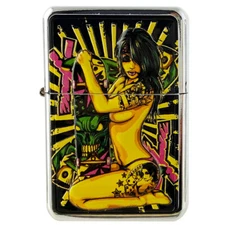 OiL lighter with Surf Lady Design *USA SELLER