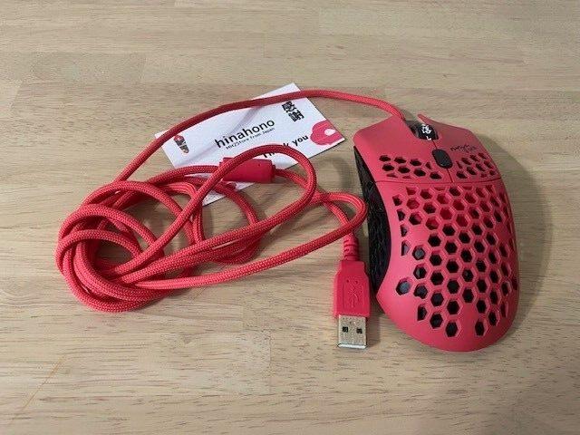 FinalMouse Air58 Ninja Cherry Blossom Red Gaming Mouse Lightweight 