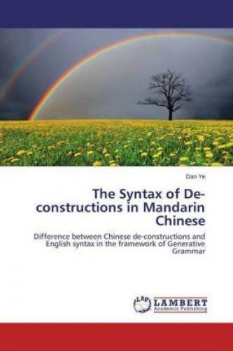 Thumbnail - The Syntax Of De-constructions In Mandarin Chinese Difference Between
