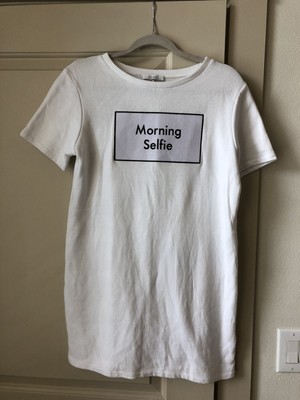 zara white t shirt dress