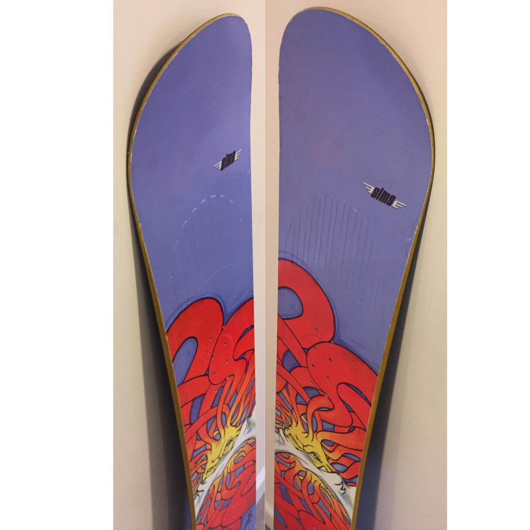 🚨FREE SHIPPING USA 48🚀 Vintage SIMS INFINITY 157cm Snowboard Big