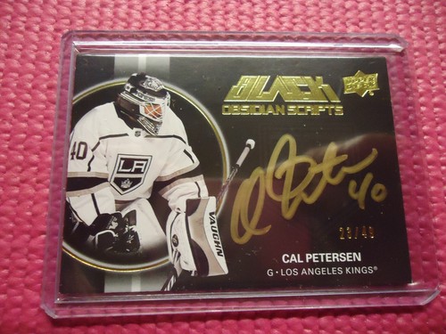 2021-22 UD BLACK AUTO CAL PETERSEN 23/49