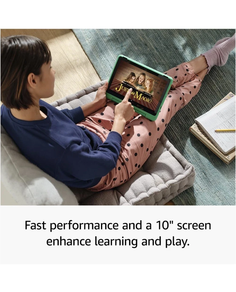 Amazon Fire HD 10 Kids Pro Tablet Ages 6–12 10.1" Inch 13th Gen 2023 - Nebula - Image 3 of 4