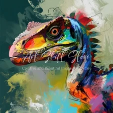 Digital Image Picture Photo Wall Art  Background  Desktop  Art Ai - Dinosaur