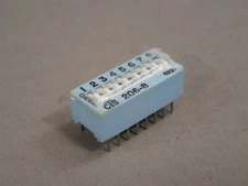 LOT of 50 CTS 206-8 PCB DIP Switch SPST 8 Position