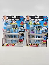 (2-Pack) 2025 NEW MR BEAST LAB SWARMS 5 Micro Beasts Inside Lab Pack 1" Figures