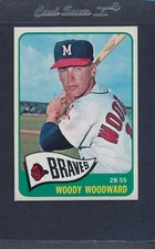 1965 Topps #487 Woody Woodward Braves NM/MT *6686